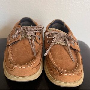 Sperry Top  Brown Boat  Sider Shoes Youth 7M Sneakers Casual Boys